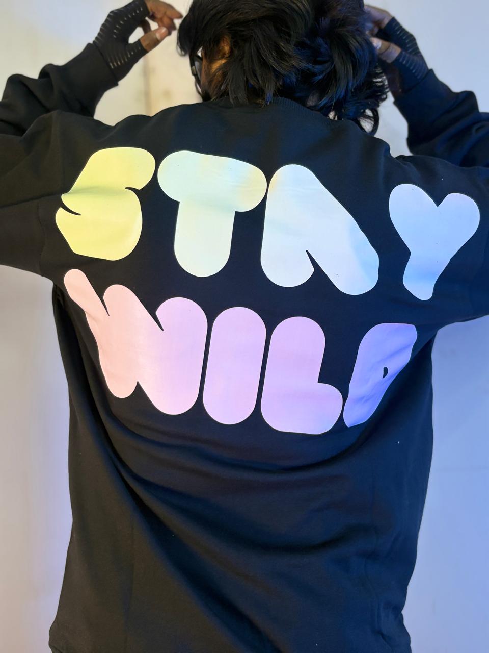 Stay Wild Hoodie – Black - Evanbuilt